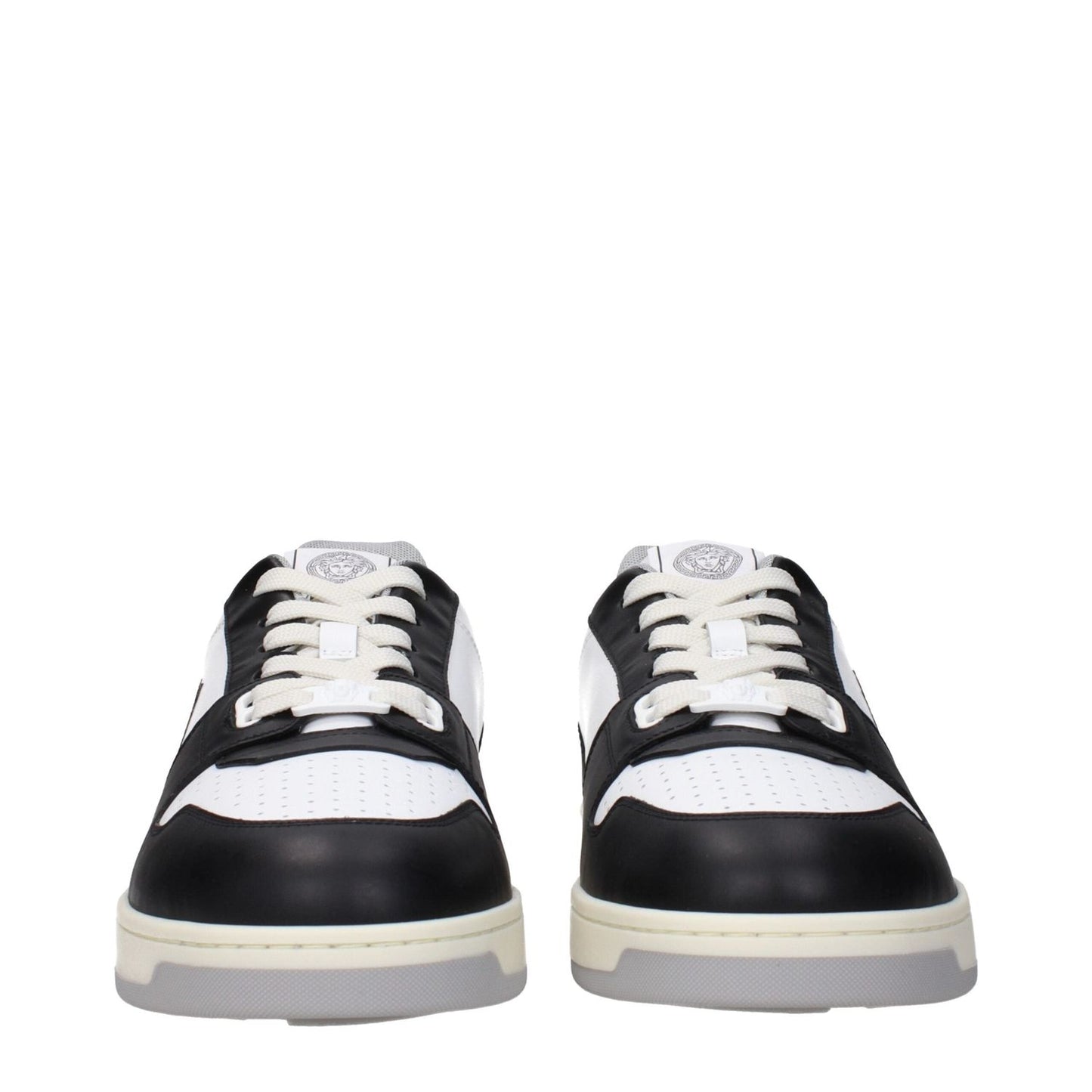Versace White Leather Low Tops VE-15144837316873-EU43/US10