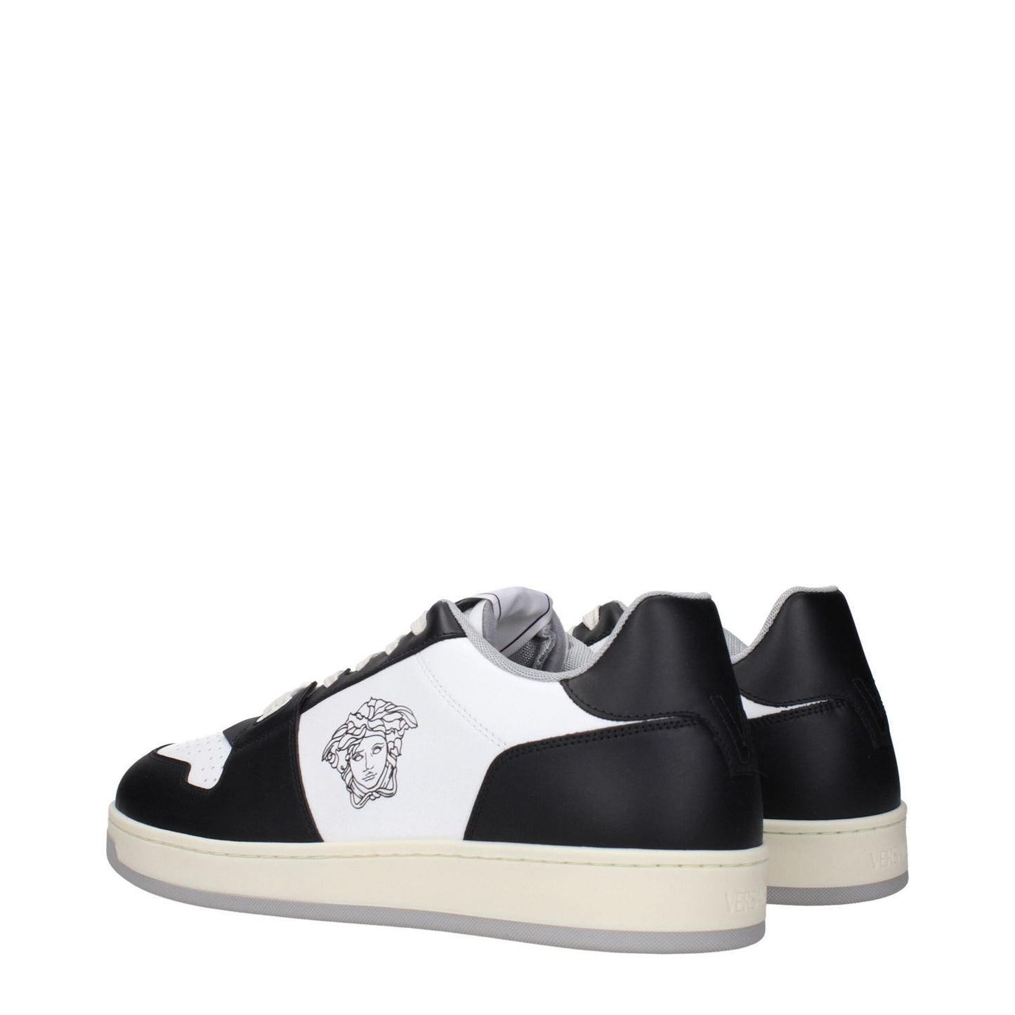 Versace White Leather Low Tops VE-15144837316873-EU43/US10