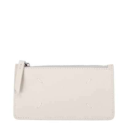 Maison Margiela Beige Leather Wallet