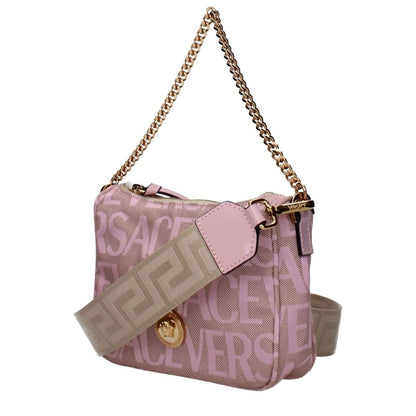 Versace Pink Fabric Handbag with logo and removable shoulder strap, MPN 10126461A131852PL5V, product code F83540
