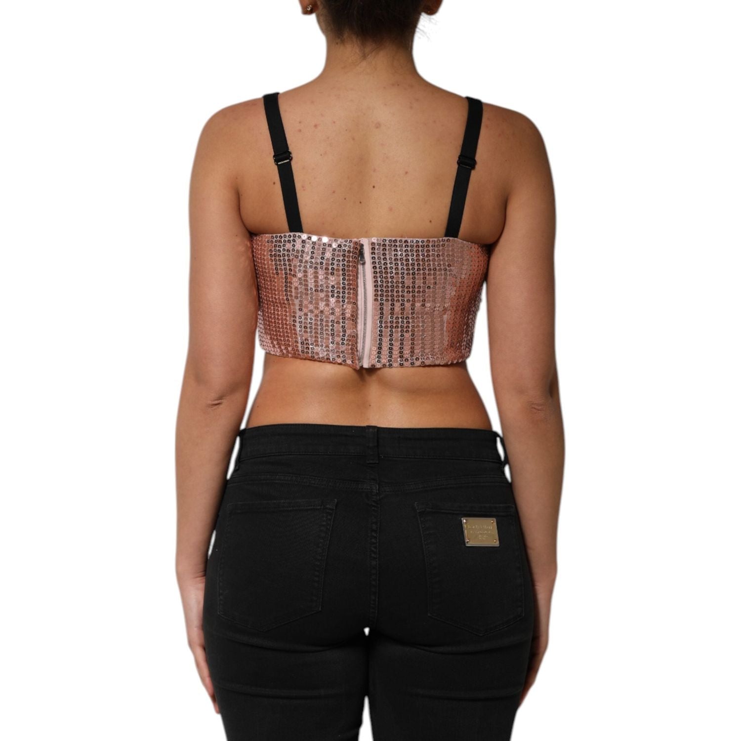 Front view with bag zipped and handles upright.