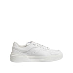 Dolce & Gabbana White Miami Leather Low Top Sneakers Shoes MV7594-42