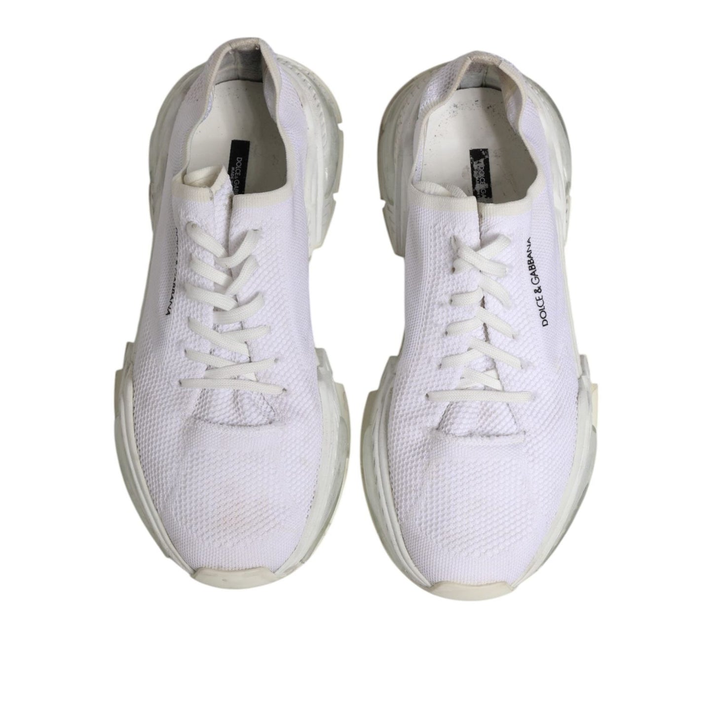 Dolce & Gabbana White Airmaster Low Top Men Sneakers Shoes MV7598-44