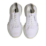 Dolce & Gabbana White Airmaster Low Top Men Sneakers Shoes MV7598-44
