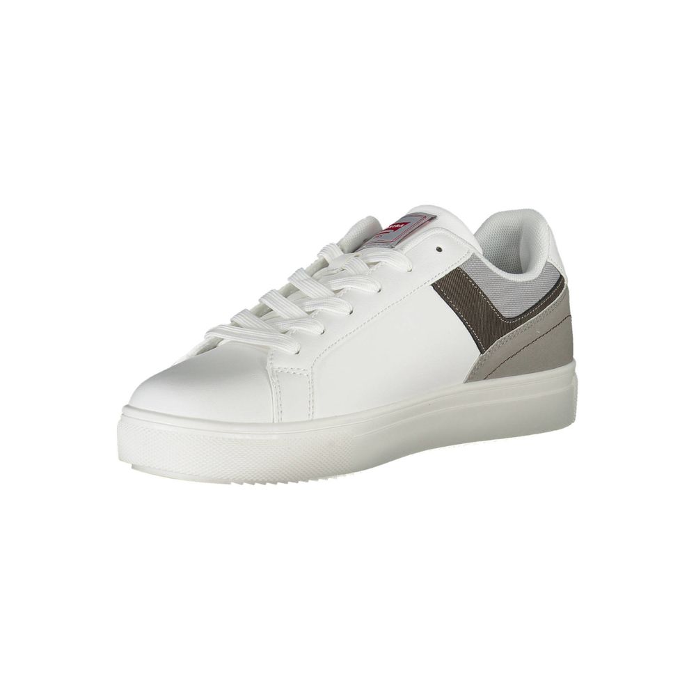 Carrera White Polyester Sneaker