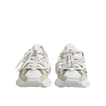 Dolce & Gabbana White Silver Low Top SPACE Men Sneakers Shoes MV7776-39