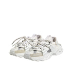 Dolce & Gabbana White Silver Low Top SPACE Men Sneakers Shoes MV7776-39