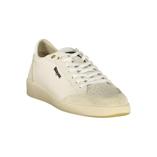 Blauer White Leather Men Sneaker BL-39233-EU40/US7