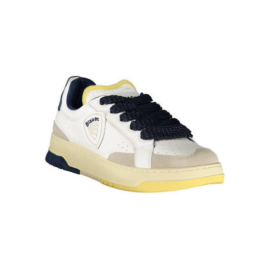 Blauer White Leather Men Sneaker BL-39240-EU40/US7