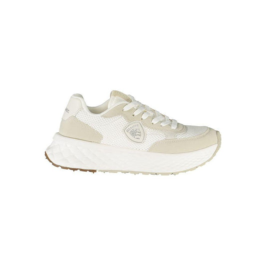 Blauer White Polyester Women Sneaker BL-39262-EU36/US6
