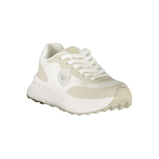 Blauer White Polyester Women Sneaker BL-39262-EU36/US6