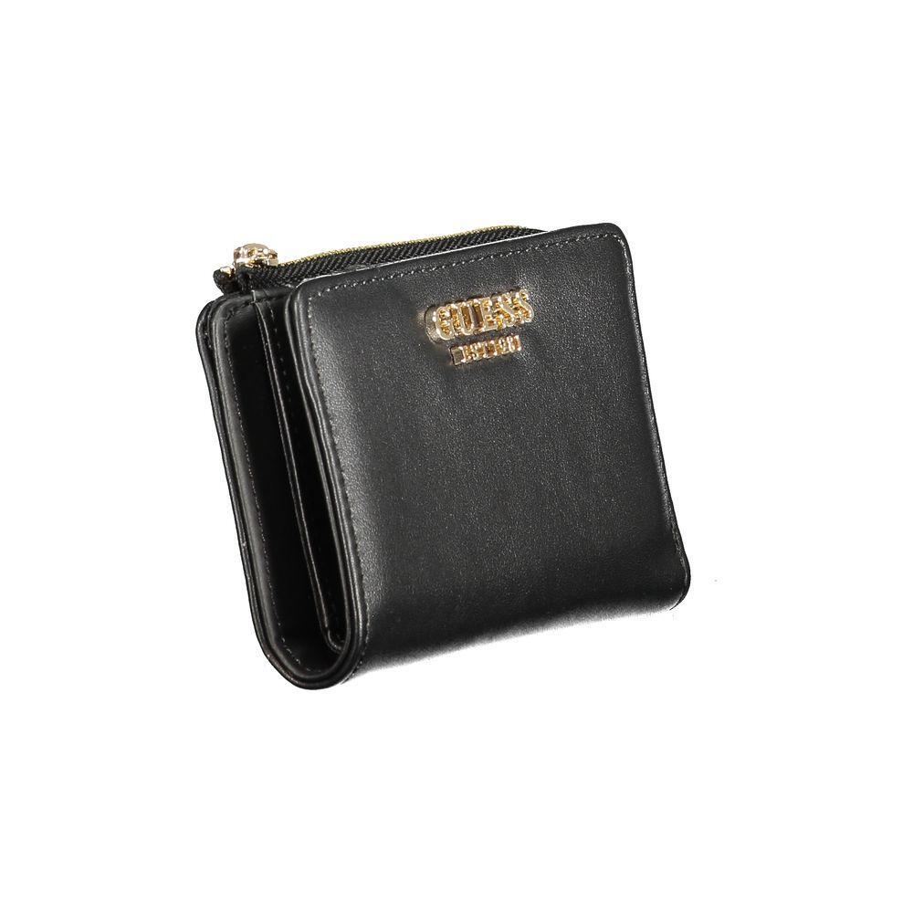 Guess Jeans Black Polyethylene Women Wallet GU-39294