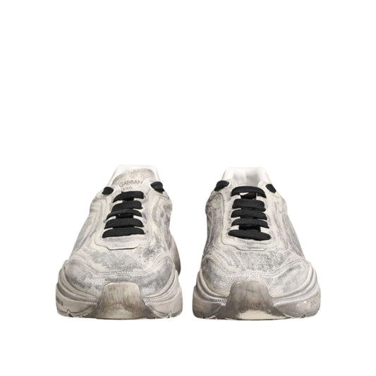 Dolce & Gabbana White Daymaster Low Top Men Sneakers Shoes MV7837-43