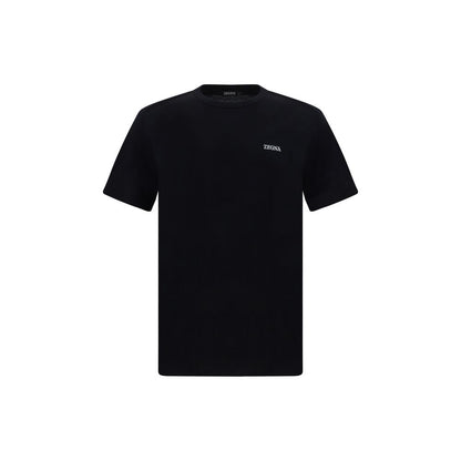 ZEGNA Black Cotton T-Shirt