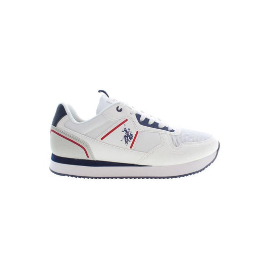 U.S. POLO ASSN. White Polyester Men Sneaker US-36948-EU46
