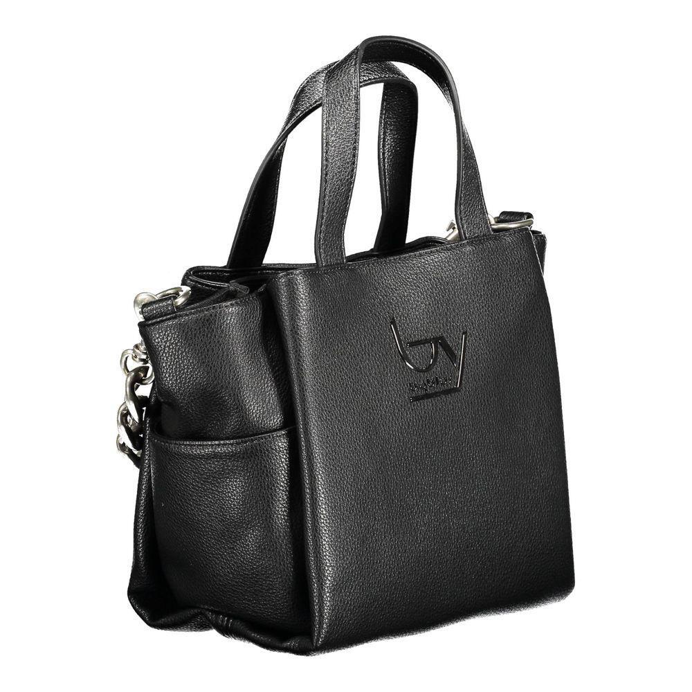 Front view with bag zipped and handles upright.