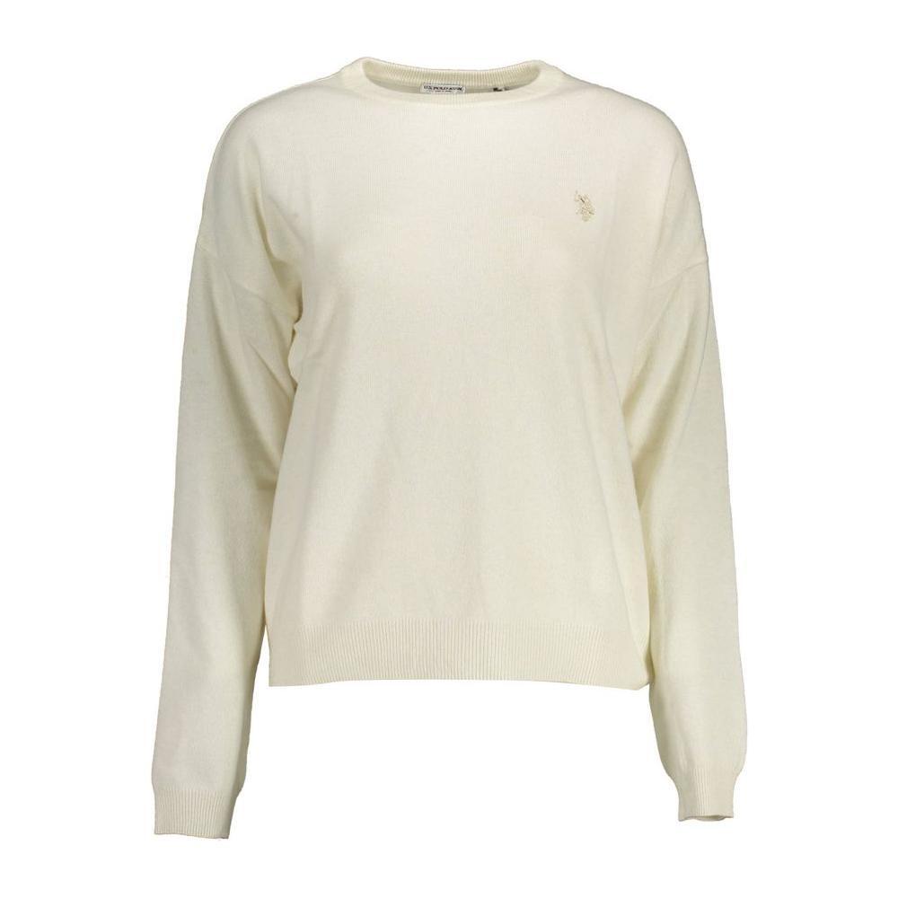 U.S. POLO ASSN. White Wool Sweater US-16959-XL