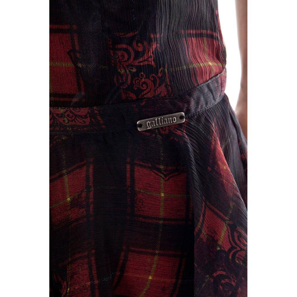 John Galliano Black Silk Skirt JO-24031-W24