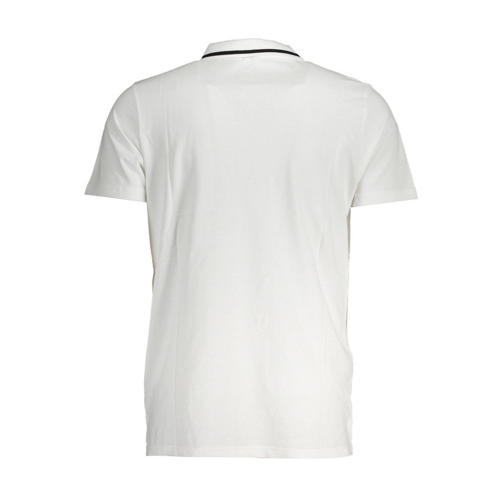 Fila White Cotton Men Polo Shirt