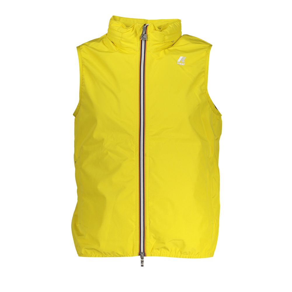 K-WAY Yellow Polyester Sleveless Jacket