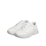 Dolce & Gabbana White Leather Daymaster Low Top Sneakers Shoes MV7362-40