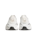 Dolce & Gabbana White Daymaster Leather Low Top Sneakers Shoes MV7430-42
