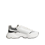 Dolce & Gabbana White Daymaster Leather Low Top Sneakers Shoes MV7430-42