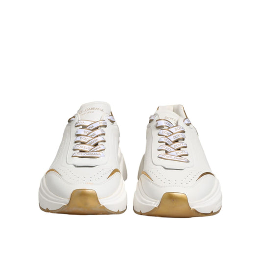 Dolce & Gabbana White Logo Daymaster Low Top Sneakers Shoes MV7810-43.5