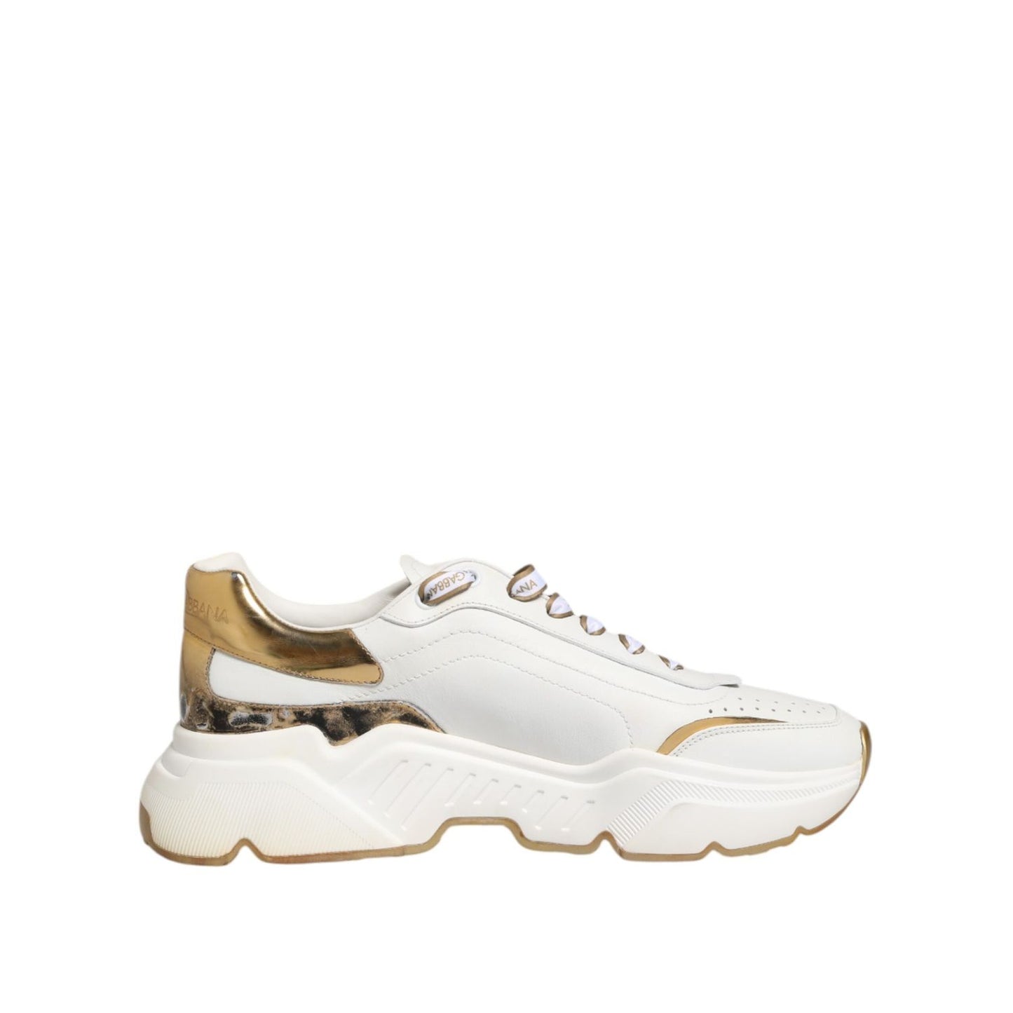 Dolce & Gabbana White Logo Daymaster Low Top Sneakers Shoes MV7810-43.5