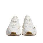 Dolce & Gabbana White Daymaster Leather Low Top Sneakers Shoes MV7830-42