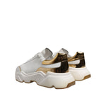 Dolce & Gabbana White Daymaster Leather Low Top Sneakers Shoes MV7830-42