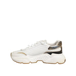 Dolce & Gabbana White Daymaster Leather Low Top Sneakers Shoes MV7830-42