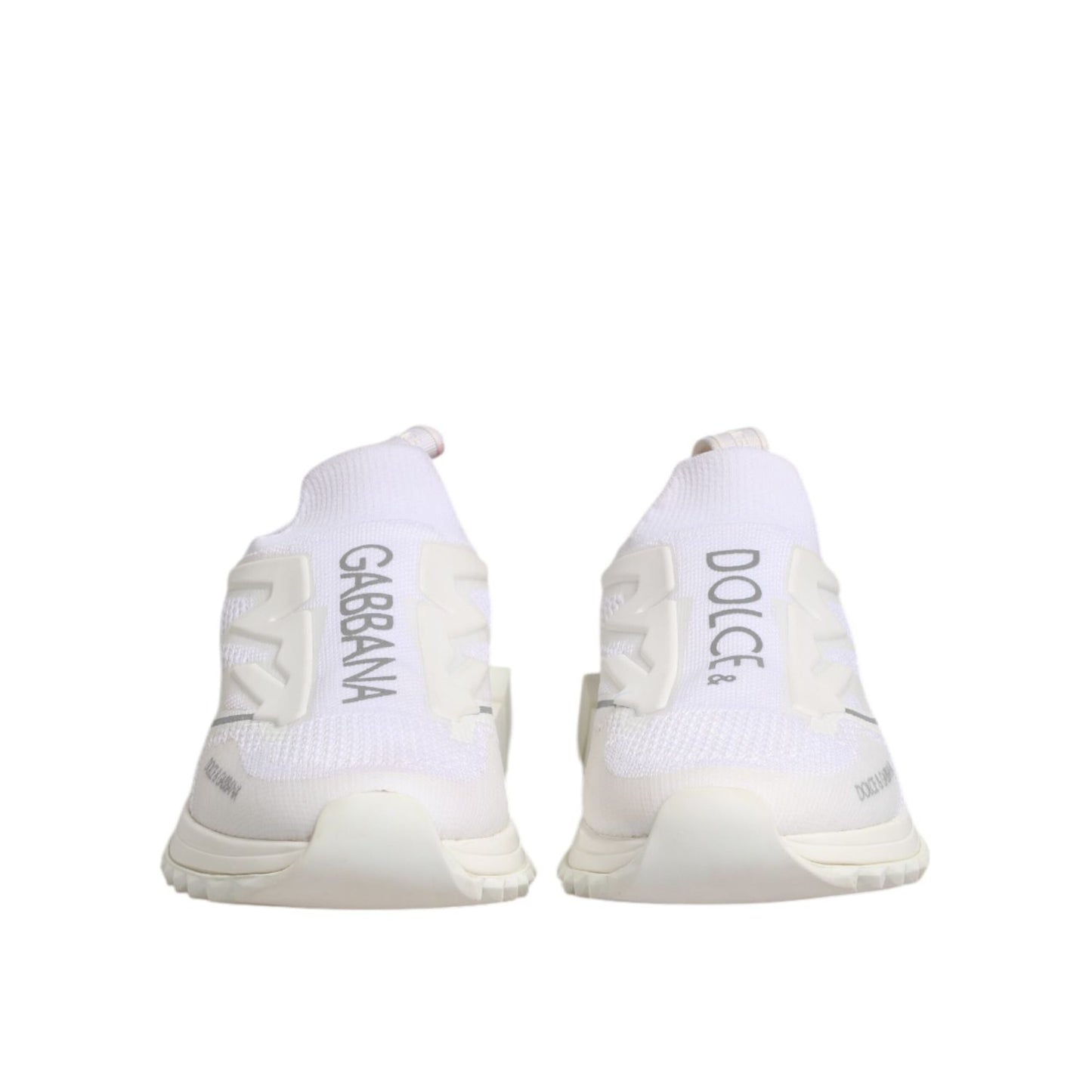 Dolce & Gabbana White SORRENTO Slip On Low Top Sneakers Shoes MV7872-42