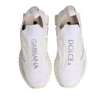 Dolce & Gabbana White SORRENTO Slip On Low Top Sneakers Shoes MV7872-42