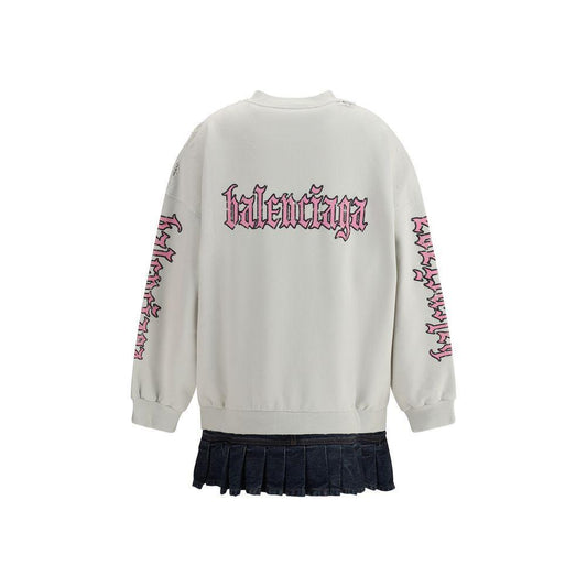 Balenciaga Sweatshirt Dress with logo BA-838718TSVW59012-4