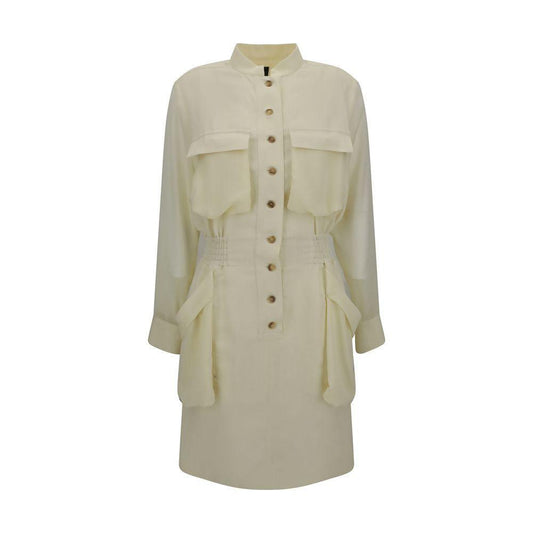 PINKO Linen chemisier Dress PI-105019A2I9D22-IT42 | L