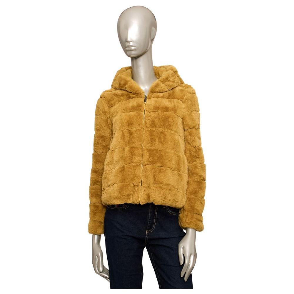 Baldinini Trend Yellow Polyester Jackets & Coat