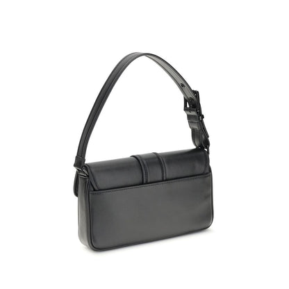 Michael Kors Black Calf Leather Bos Taurus Shoulder Bag