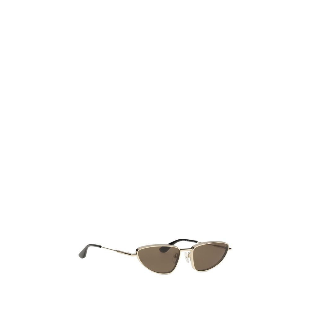 Alexander McQueen Gold Metal Sunglasses