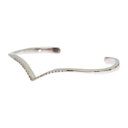 Nialaya Skyfall CZ 925 Silver Bangle Bracelet Bracelet
