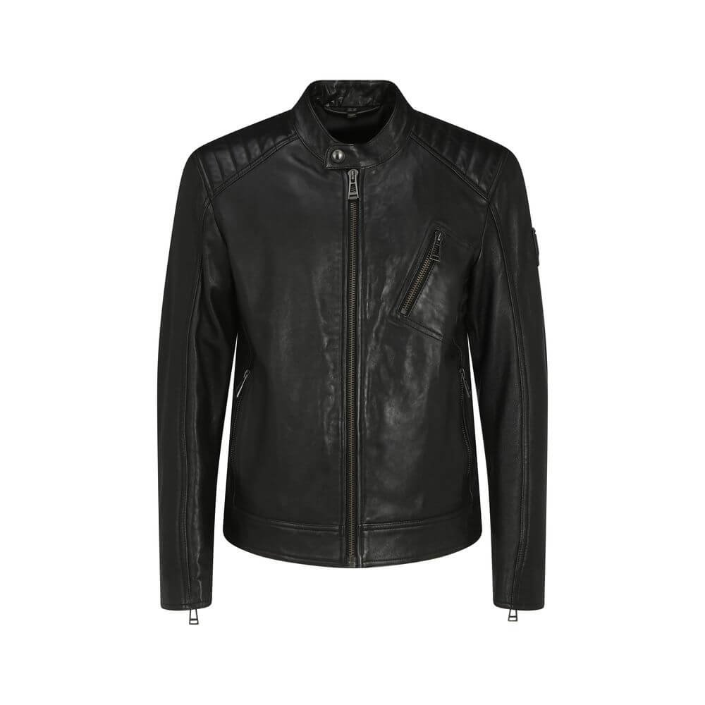 Belstaff Black Leather Jacket