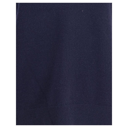 Extreme Cashmere Blue Cashmere Sleeveles Sweater with ribbed hem, showcasing the Lord Vest in a versatile AW25 design.