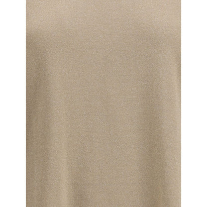 Brunello Cucinelli Beige Nylon T-Shirt