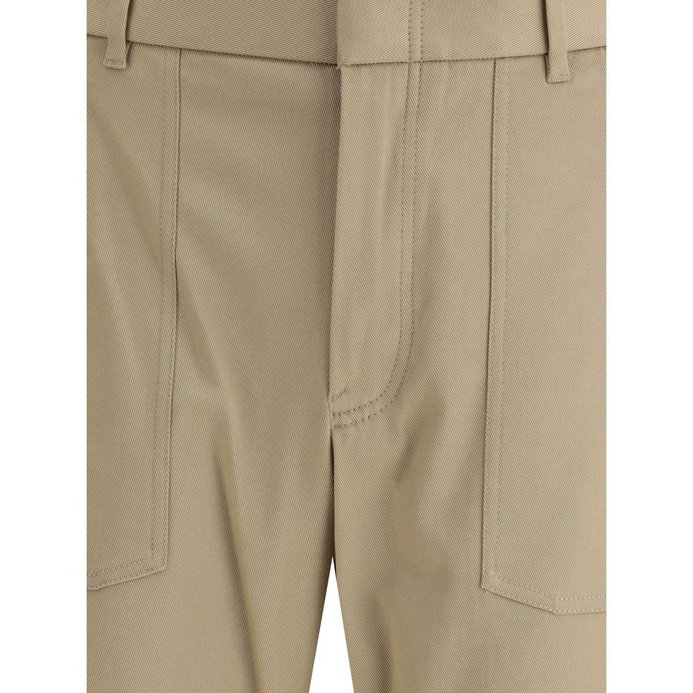 Brioni Beige Cotton Cargo Pants1728,72470364320,Beige,Brioni,Cargo Pants - Pants - Clothing,Clothing,IT50 | L,IT52 | XL,Men,New with tags,Pants - Clothing