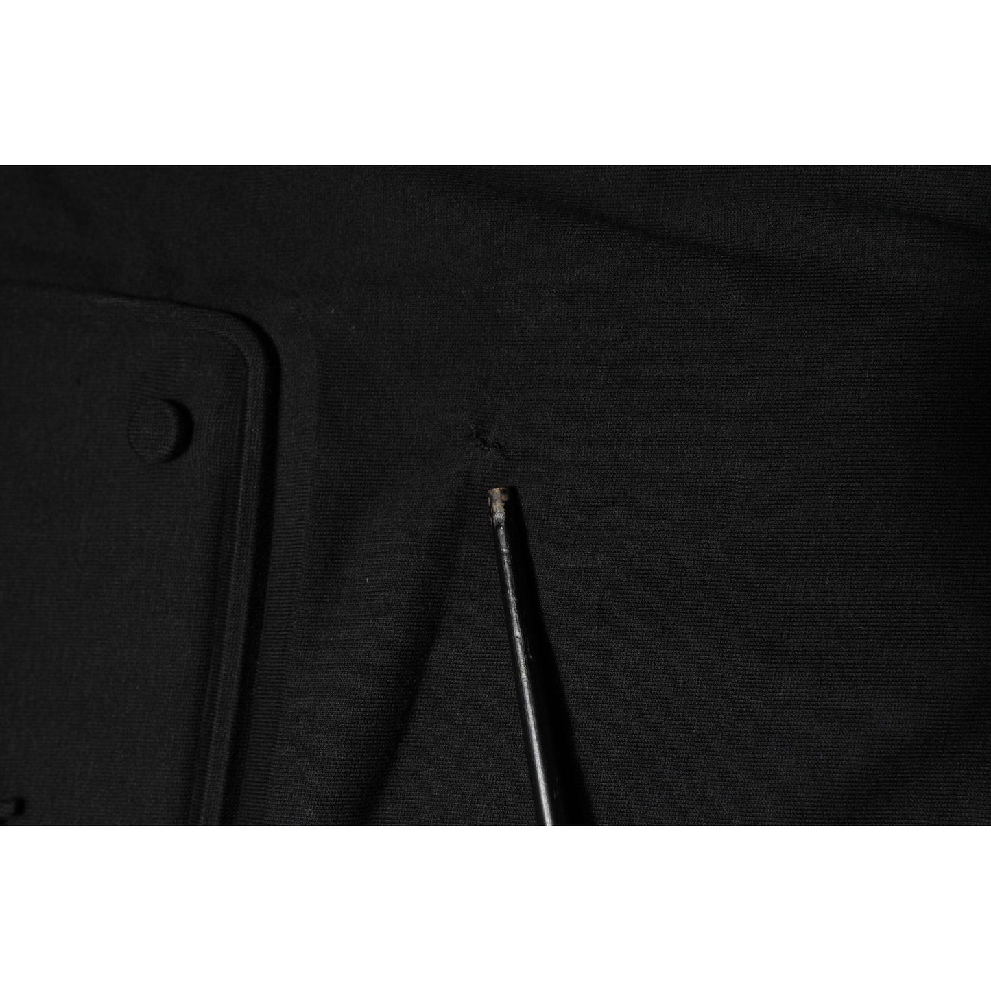Dolce & Gabbana Black Embossed Logo Cotton Crew Neck T-shirt TSH91038-54