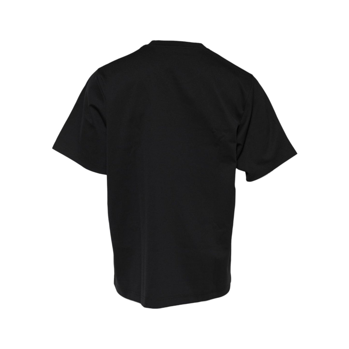 Dolce & Gabbana Black DG Logo Print Cotton Crew Neck T-shirt TSH91059-54
