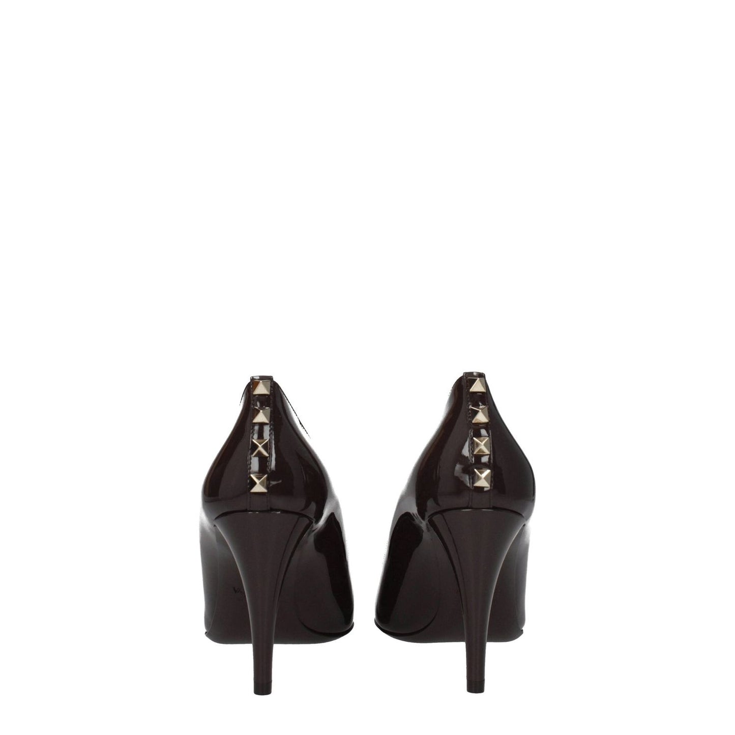 Valentino Garavani Brown Leather High Heel Pumps VA-8547391766793-EU37/US7