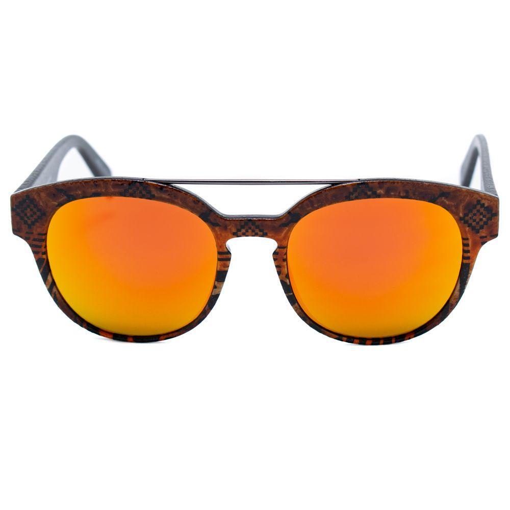 Italia Independent Brown Acetate Sunglasses