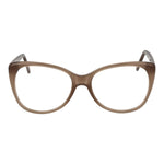 Andy Wolf Brown Unisex Glasses Frame, full-rim acetate with cat eye style, 55mm lens width, brown color, demo lenses included.