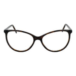 Andy Wolf Brown Unisex Glasses Frame in acetate, full-rim cat eye style, includes branded case.